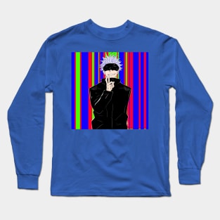 rainbow sensei the shaman gojo Long Sleeve T-Shirt